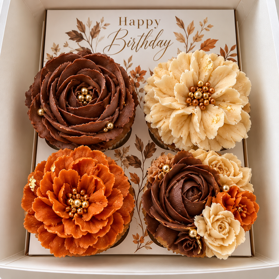 Personalized Cupcake Gift Box