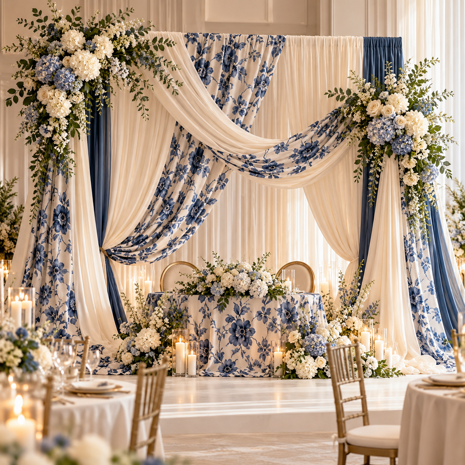 Bespoke Event Backdrops & Fabric Draping