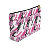Fashionable Printed Accessory Pouch - Makeup Bag- Cute Cosmetic Bag