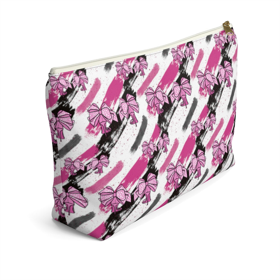 Fashionable Printed Accessory Pouch - Makeup Bag- Cute Cosmetic Bag