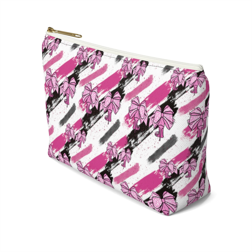 Fashionable Printed Accessory Pouch - Makeup Bag- Cute Cosmetic Bag