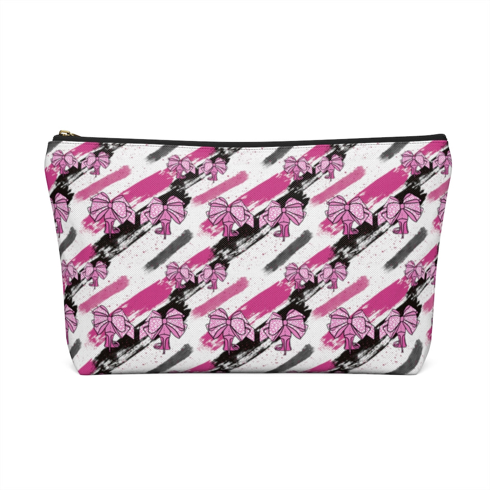 Fashionable Printed Accessory Pouch - Makeup Bag- Cute Cosmetic Bag
