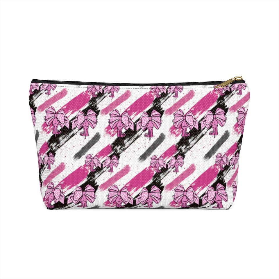 Fashionable Printed Accessory Pouch - Makeup Bag- Cute Cosmetic Bag