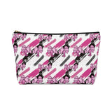 Fashionable Printed Accessory Pouch - Makeup Bag- Cute Cosmetic Bag