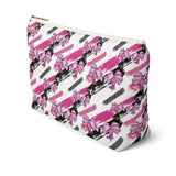 Fashionable Printed Accessory Pouch - Makeup Bag- Cute Cosmetic Bag