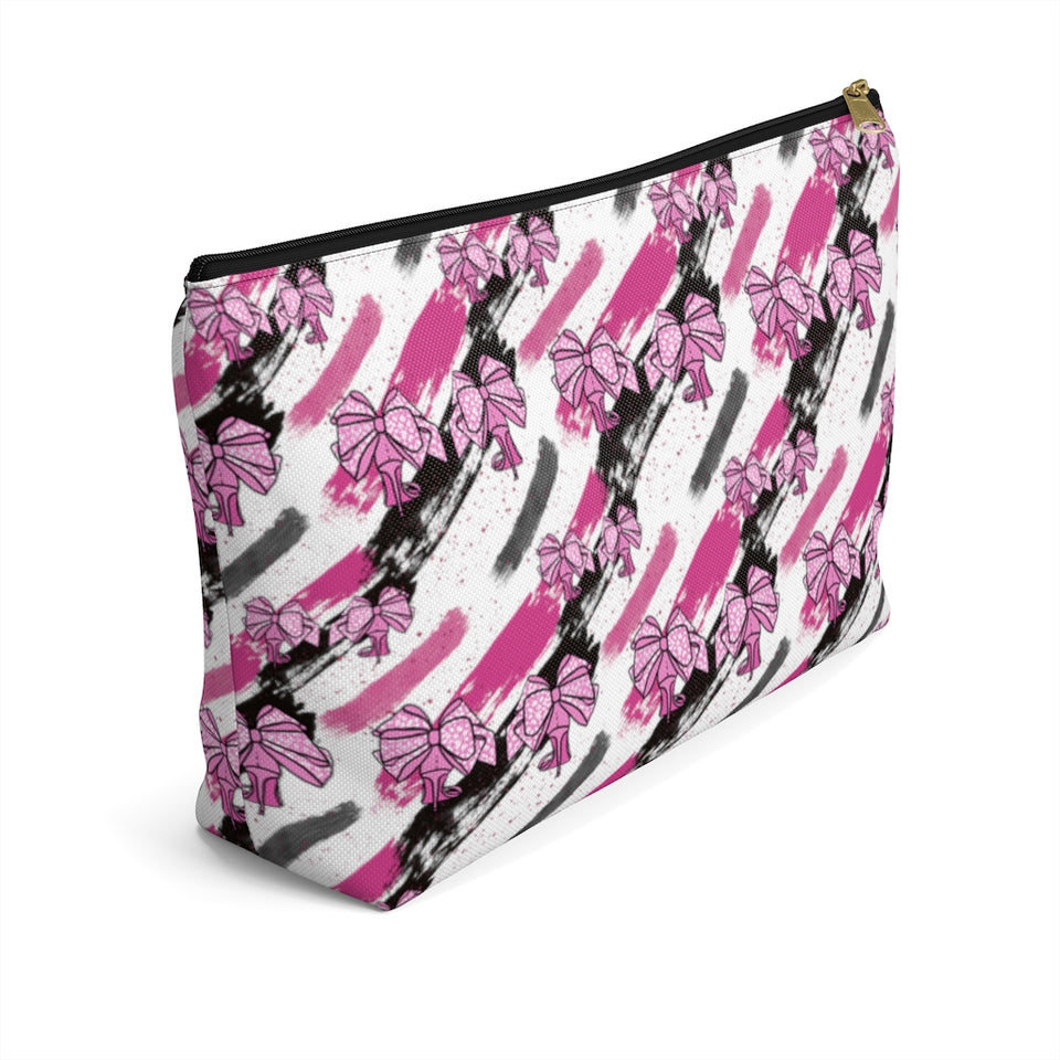 Fashionable Printed Accessory Pouch - Makeup Bag- Cute Cosmetic Bag