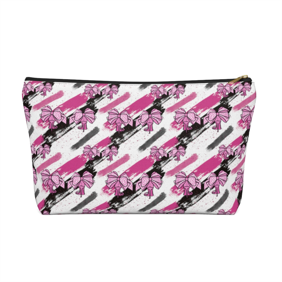 Fashionable Printed Accessory Pouch - Makeup Bag- Cute Cosmetic Bag