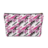Fashionable Printed Accessory Pouch - Makeup Bag- Cute Cosmetic Bag