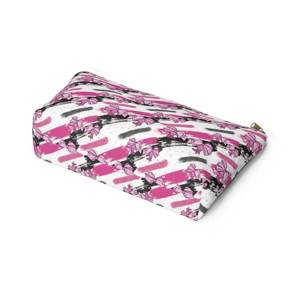 Fashionable Printed Accessory Pouch - Makeup Bag- Cute Cosmetic Bag