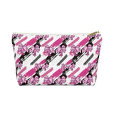 Fashionable Printed Accessory Pouch - Makeup Bag- Cute Cosmetic Bag