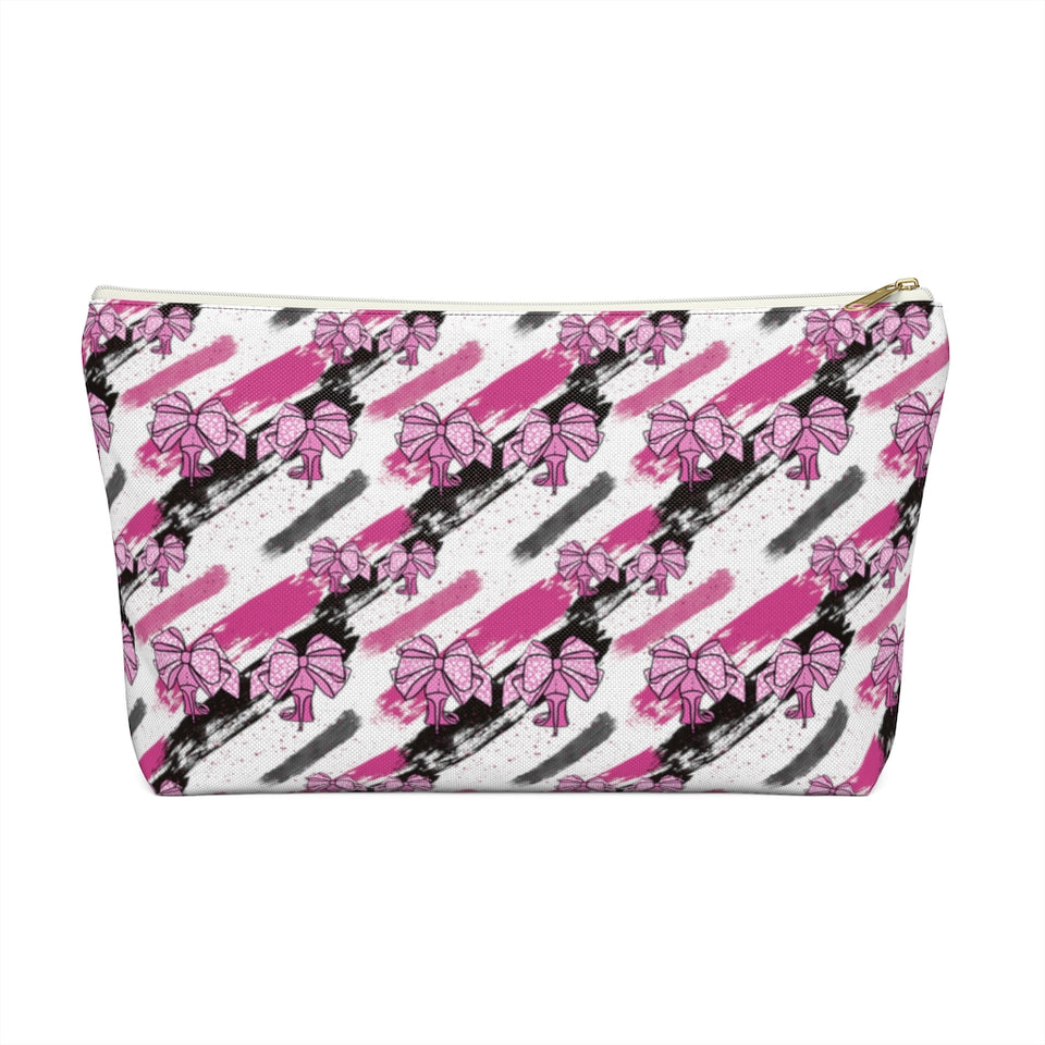 Fashionable Printed Accessory Pouch - Makeup Bag- Cute Cosmetic Bag