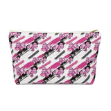 Fashionable Printed Accessory Pouch - Makeup Bag- Cute Cosmetic Bag