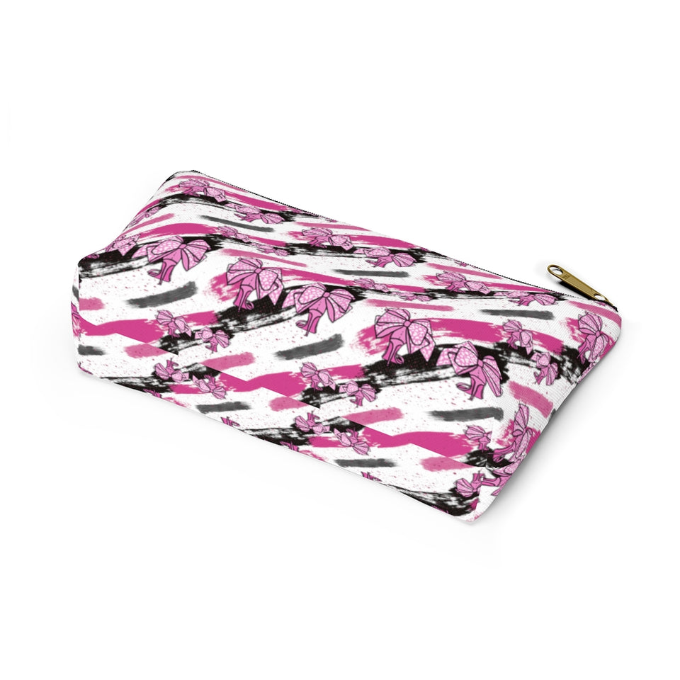 Fashionable Printed Accessory Pouch - Makeup Bag- Cute Cosmetic Bag